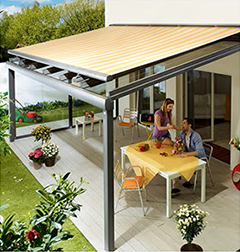 tension shades over glass roofs