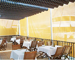 canopy with side curtains