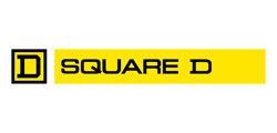 Square D logo: Black 