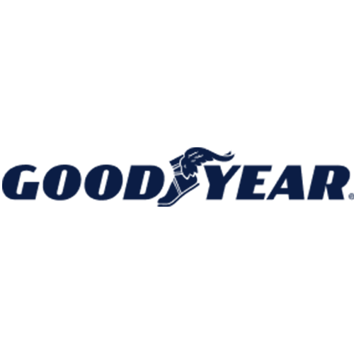 Goodyear logo in dark blue with the winged foot icon