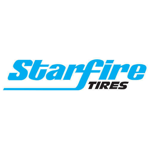 StarFire Tires logo in blue and black text on a white background