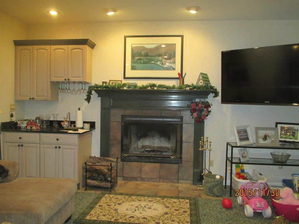 Existing Fireplace