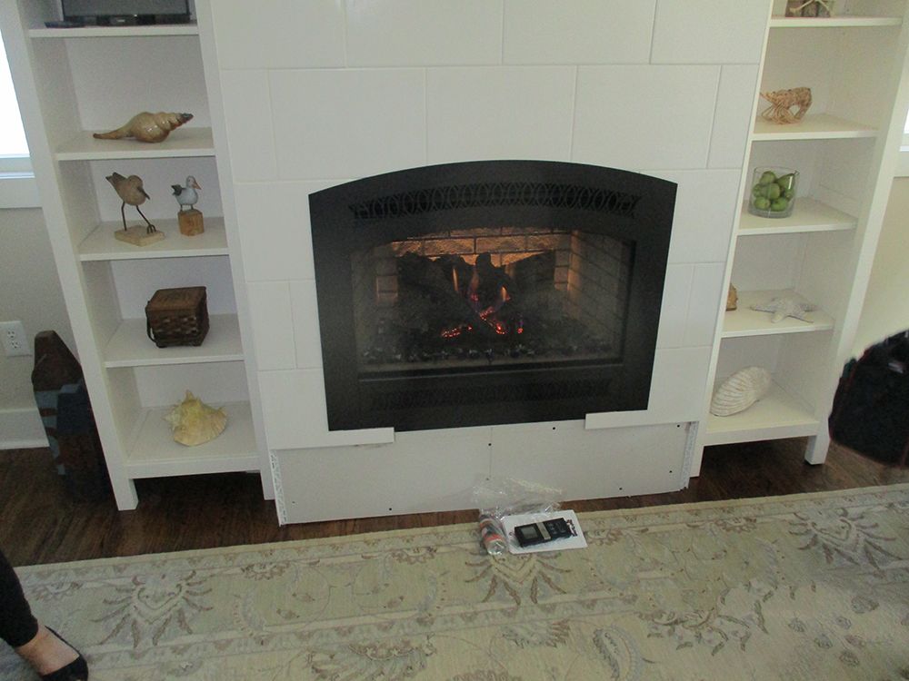 Frame and install new FPX 564 SS GSR2 Deluxe Fireplace