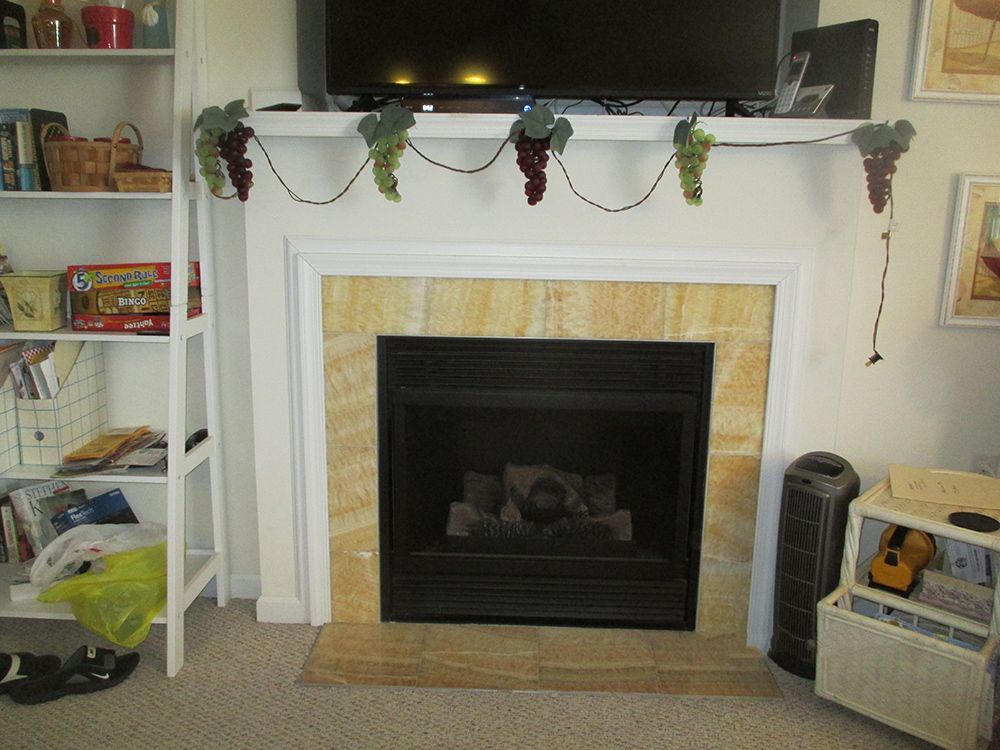 Picture gas fireplace