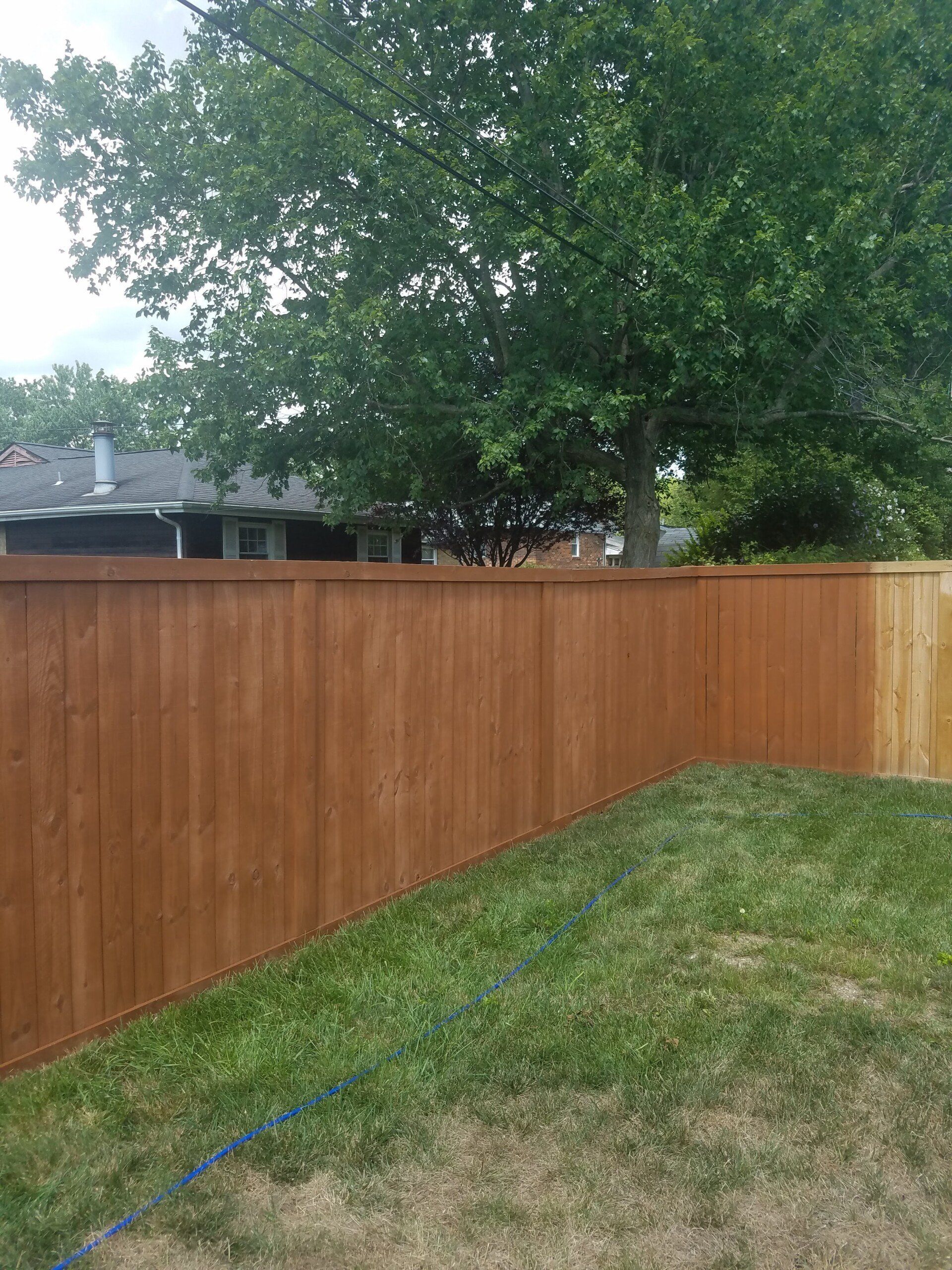 staining and sealing