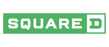 Square D logo: white text on green rectangle.