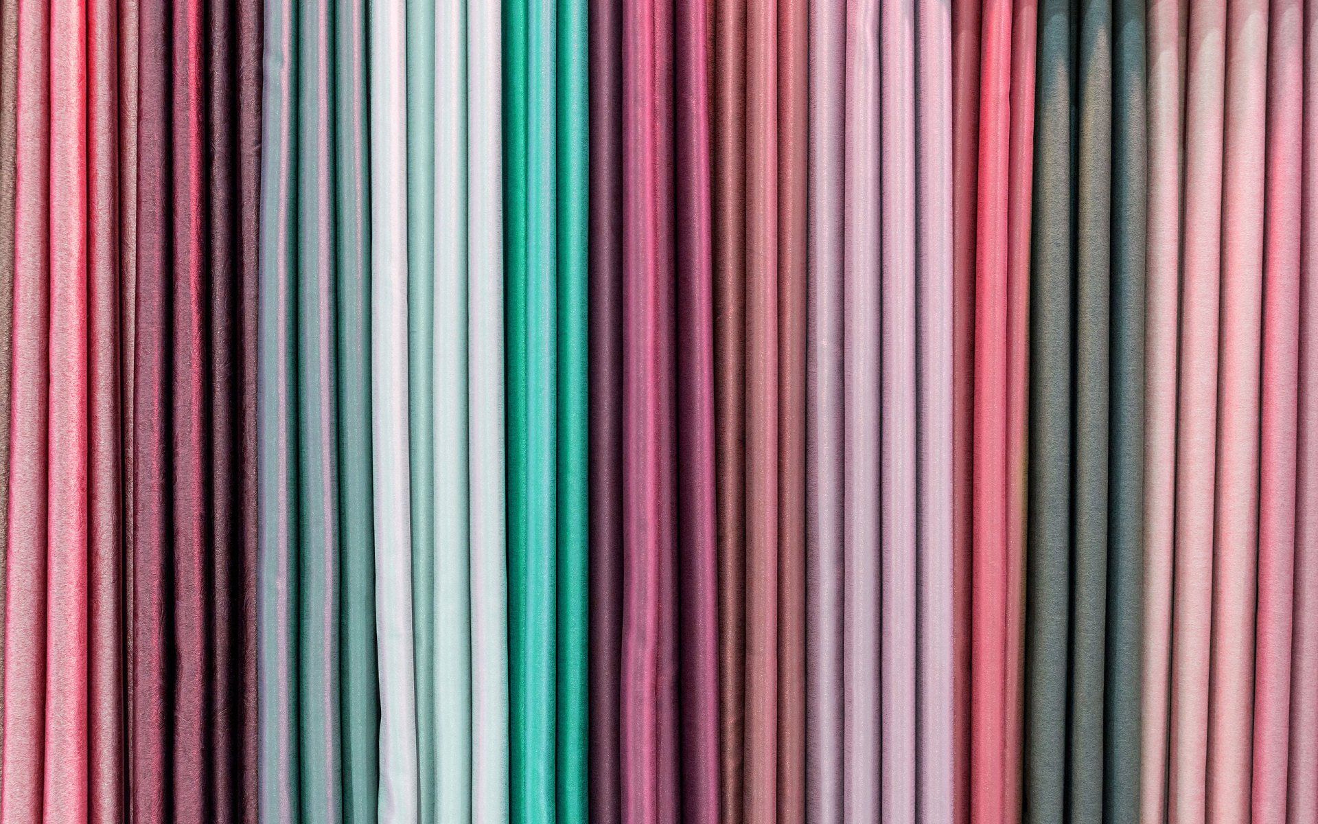 Colorful drapes