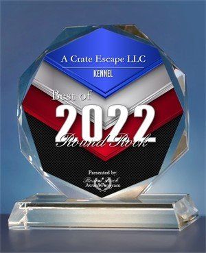 a crate escape best of kennel award for 2022
