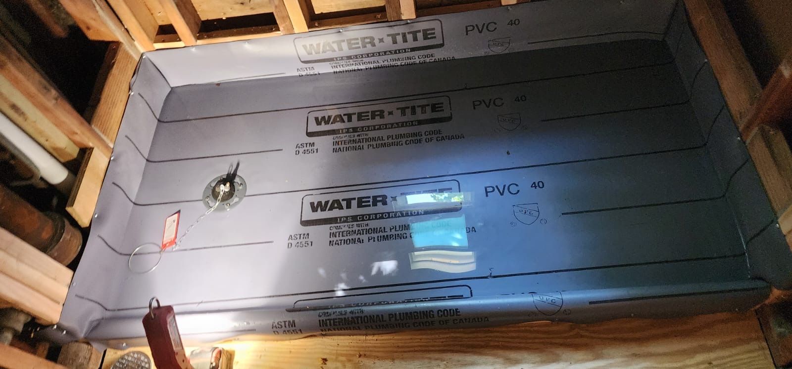 Plumbing installation for bathroom