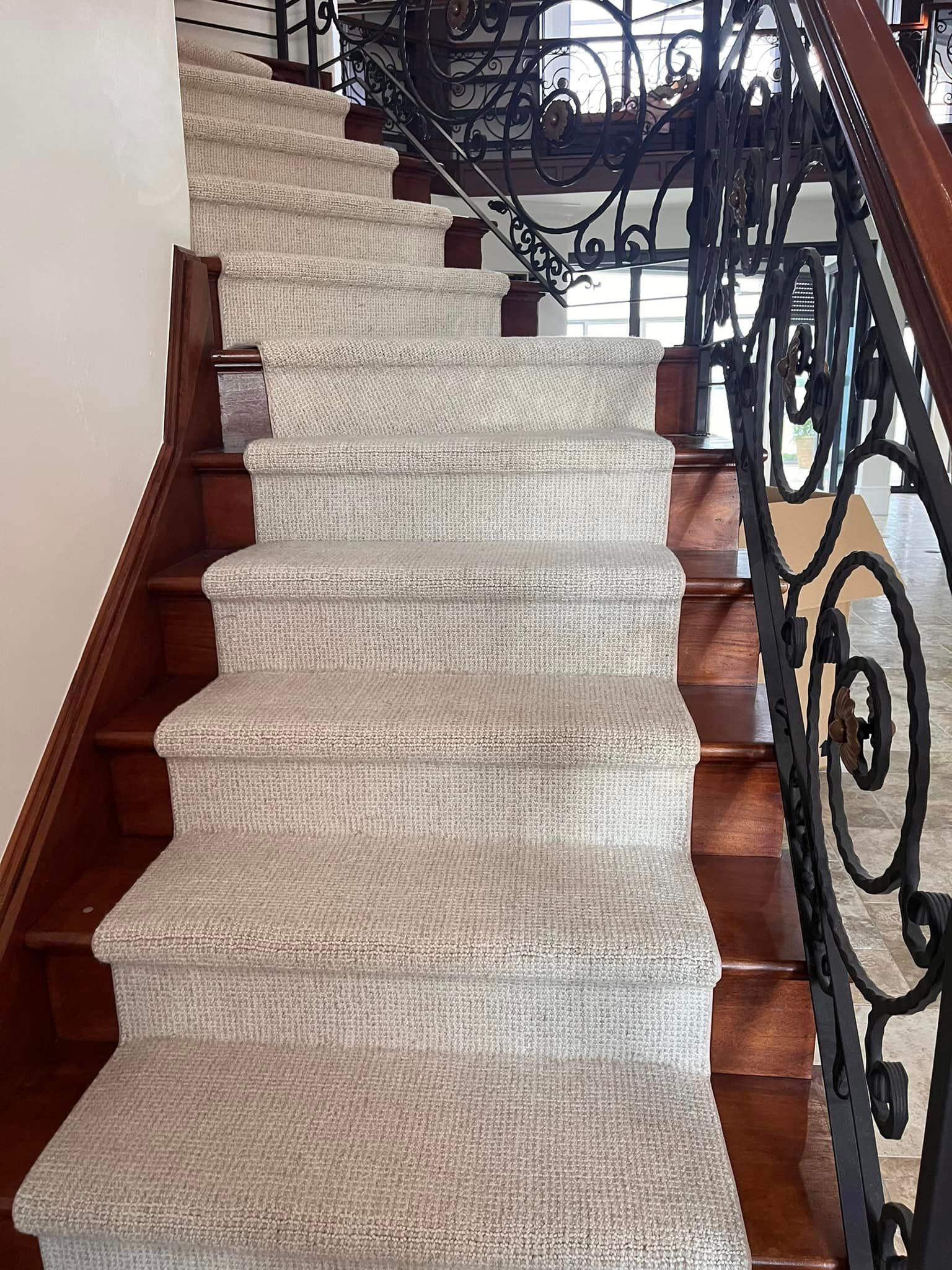 Custom Carpet Staircase