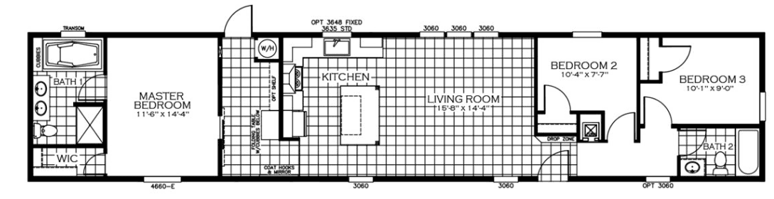 The Wentz floor plan