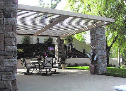 The  Louvered Roof Can Be Open on Beautiful Days