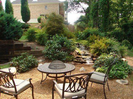 Woodland Pea Gravel Patio