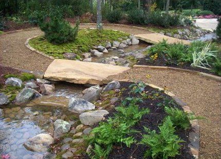 Walkway and Stream with BridgeStone!