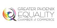 Greater Phoenix Equality Chamber of Commerce logo with multicolor Q icon and gray text