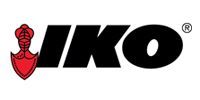 IKO logo with black letters and a red spider icon on a white background