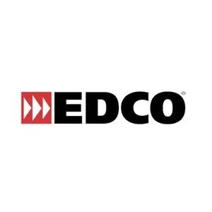 EDCO logo with red icon and black text on a white background