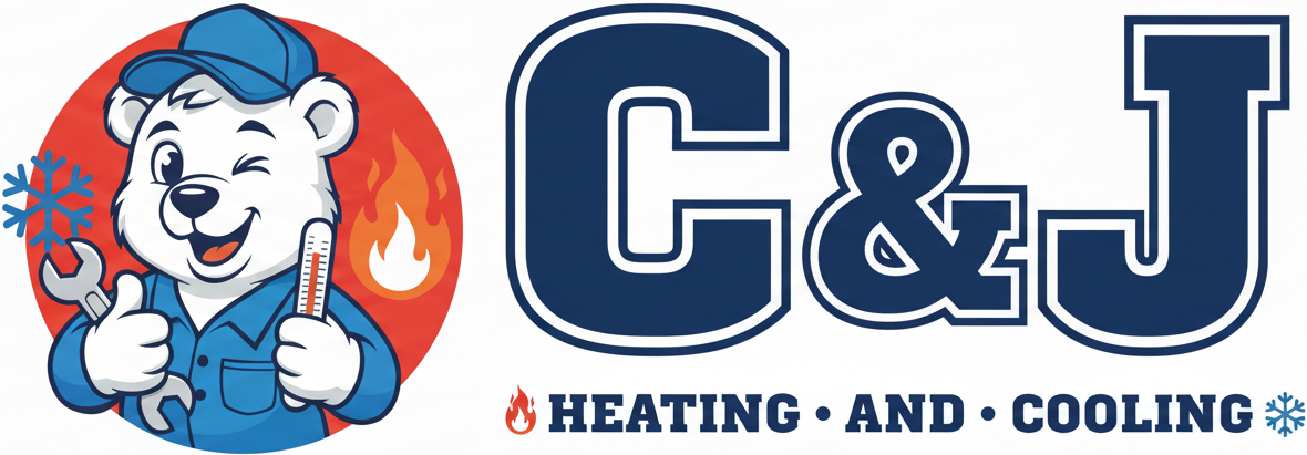 C & J Heating and Cooling - logo