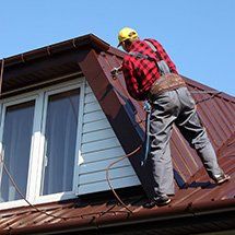 Man installing Roof