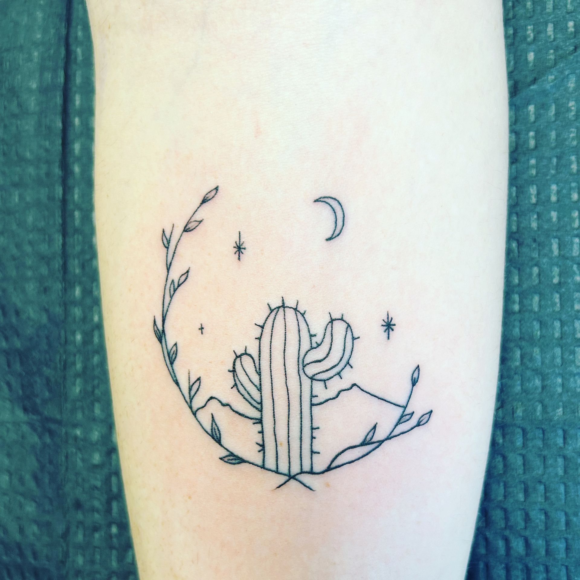 tattoo of a cactus