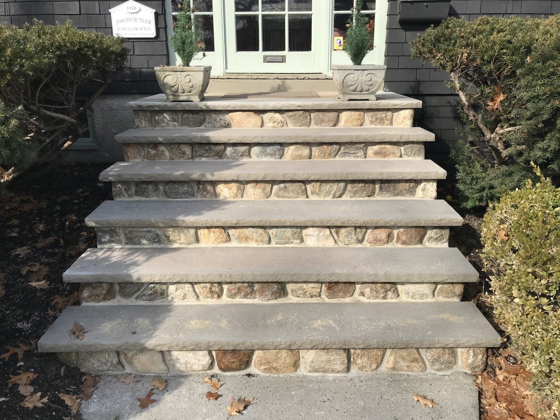 Masonry stairs