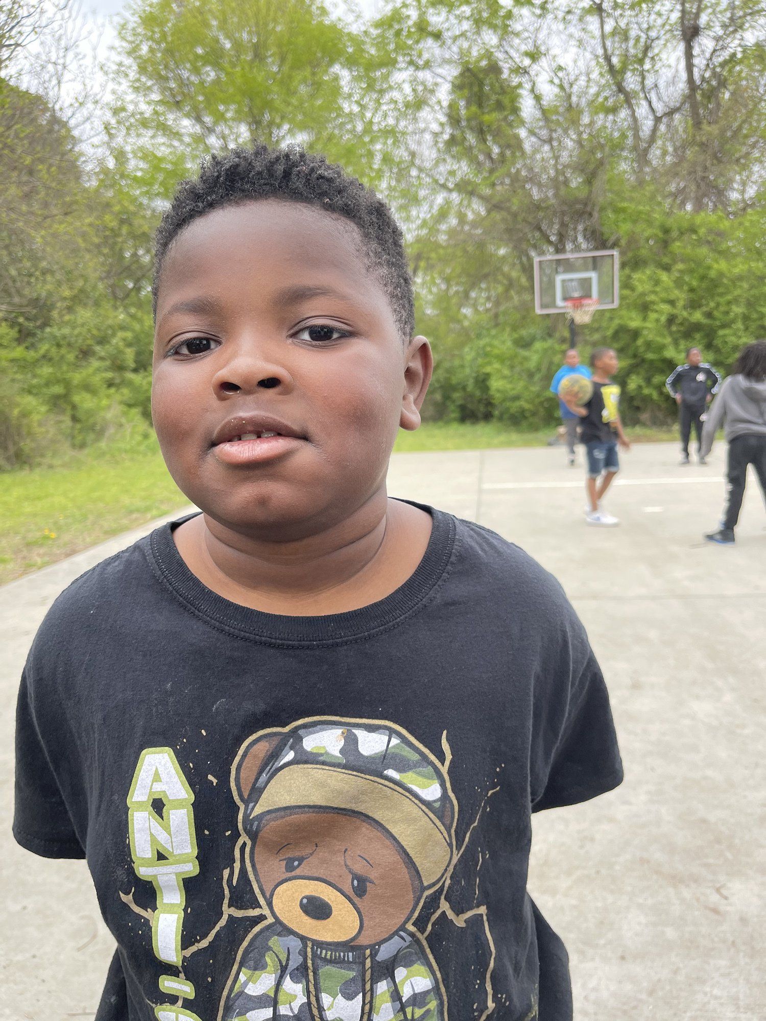 Adorable kid outdoor