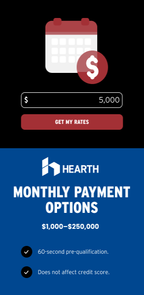 Hearth 310x610