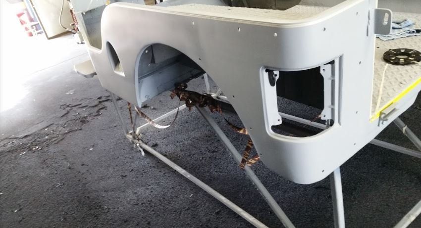 Truck on construction