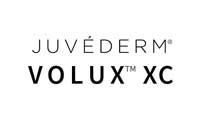 Juvederm Volux XC logo in black text.