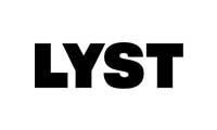 LYST logo, black text on a white background.