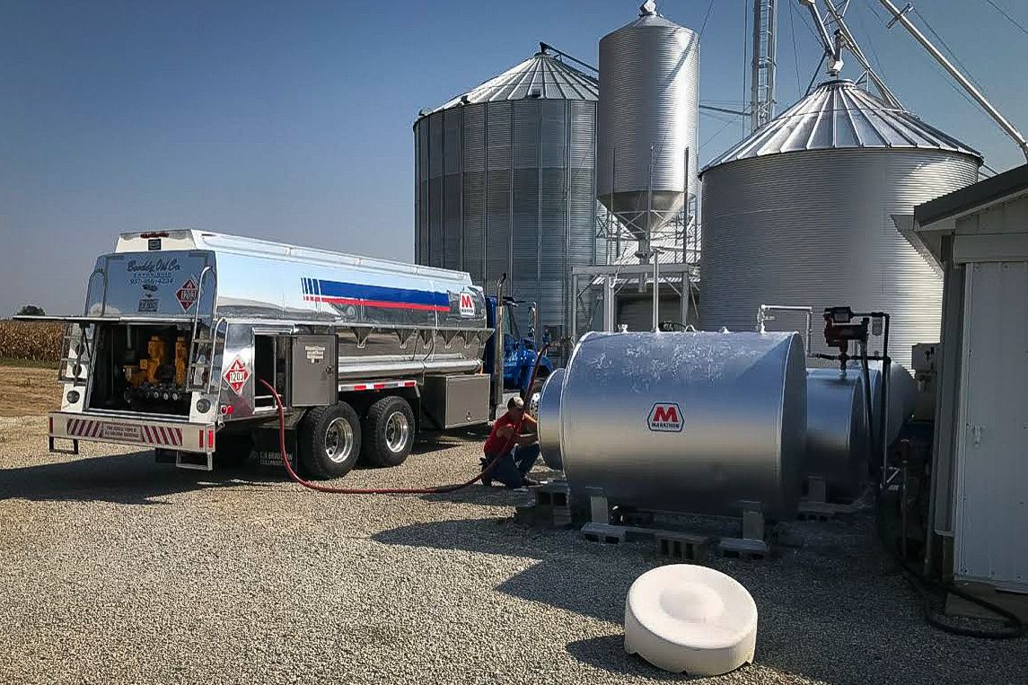 Oil delivery for farm