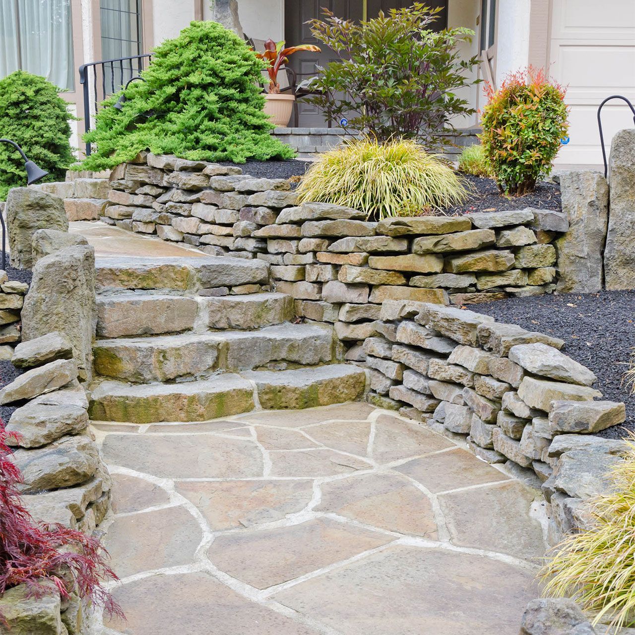 Stone walkway