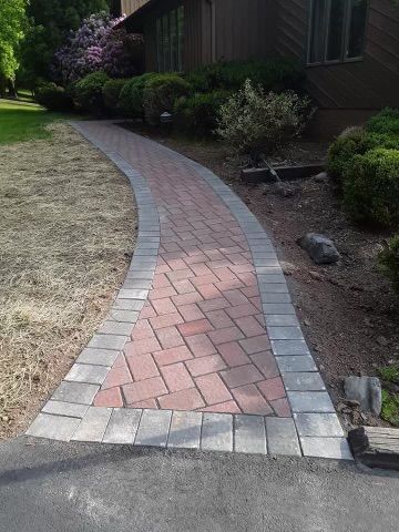 A path of bricks