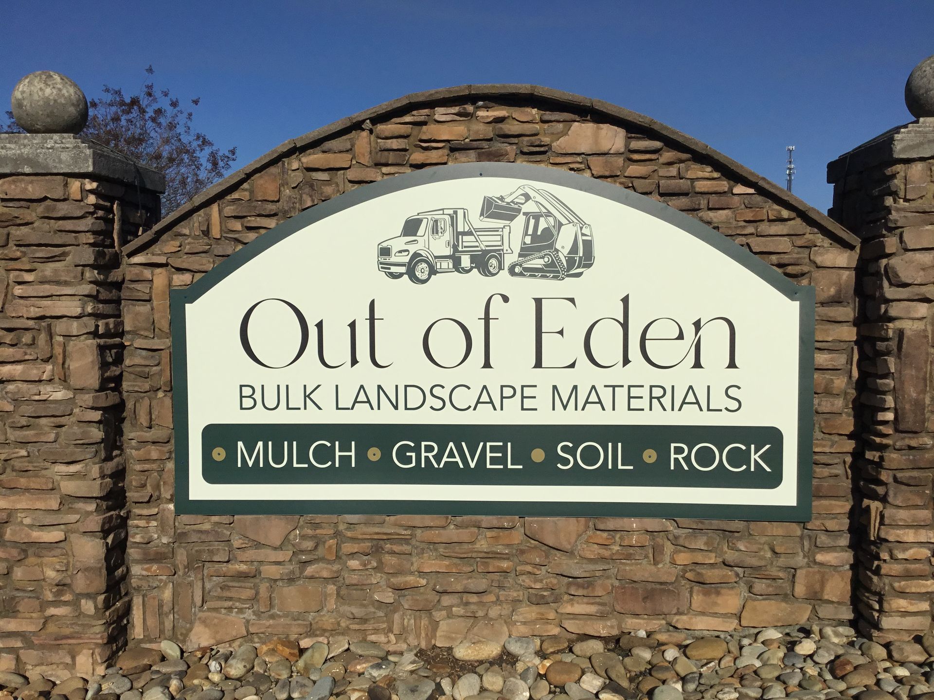 Out of Eden Bulk Landscape Material - Road Signage