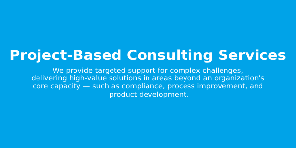 Project-Based Consulting Services