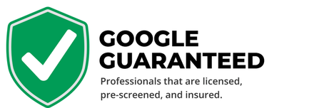 Google Guaranteed Professionals that are licensed, pre-screened, and insured