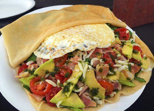 Avocado and Tomato Crepe Pic