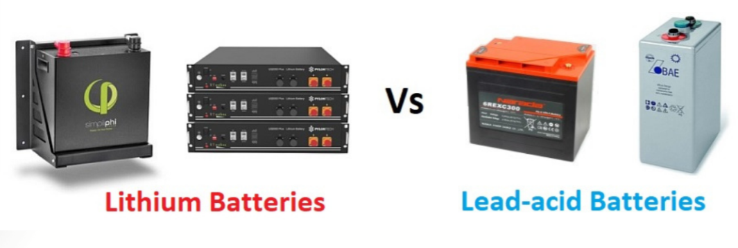 lithium batteries vs lead-acid batteries