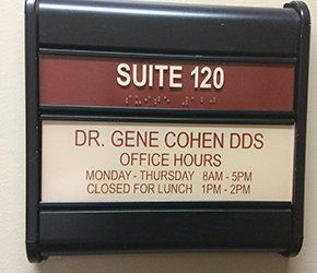 Gene C Cohen DDS  Office Hours