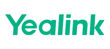Yealink logo in turquoise green on white background.