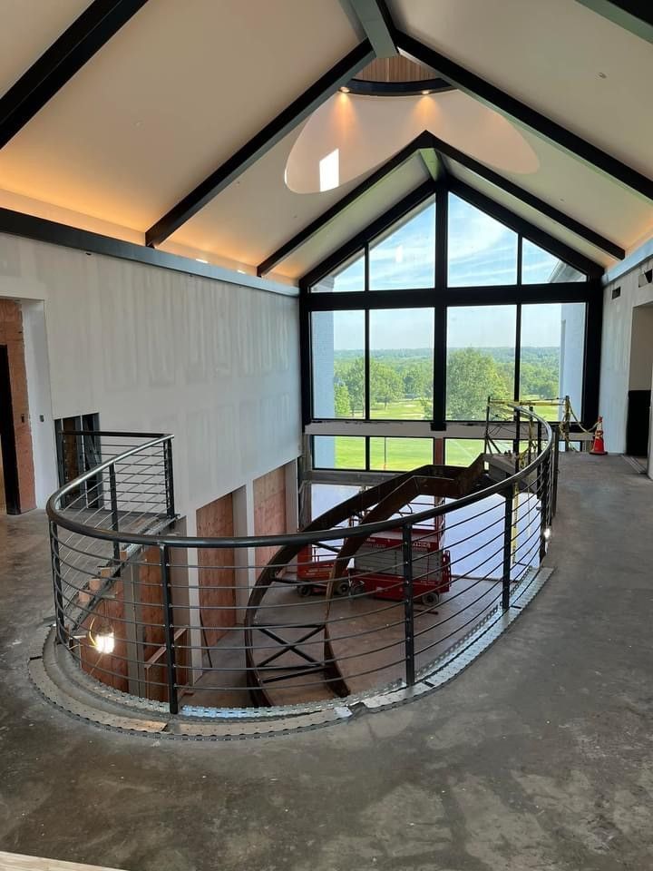 spiral staircase installation