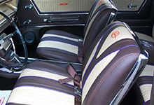 Classic car upholstery