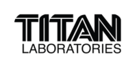 Titan Laboratories logo with black text on a white background. 