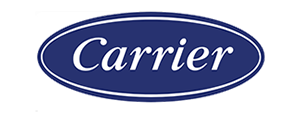 A blue carrier logo on a white background.
