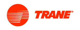 A trane logo is shown on a white background