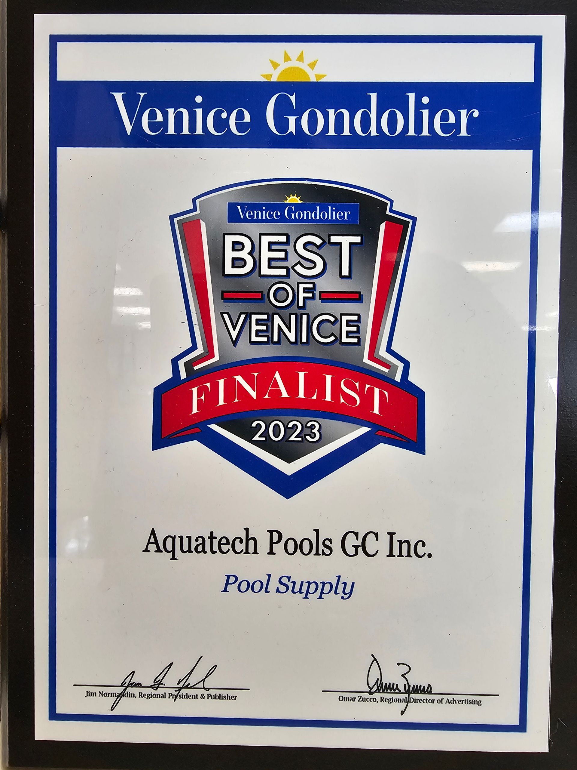 Best of Venice 2023 - Pool Supply