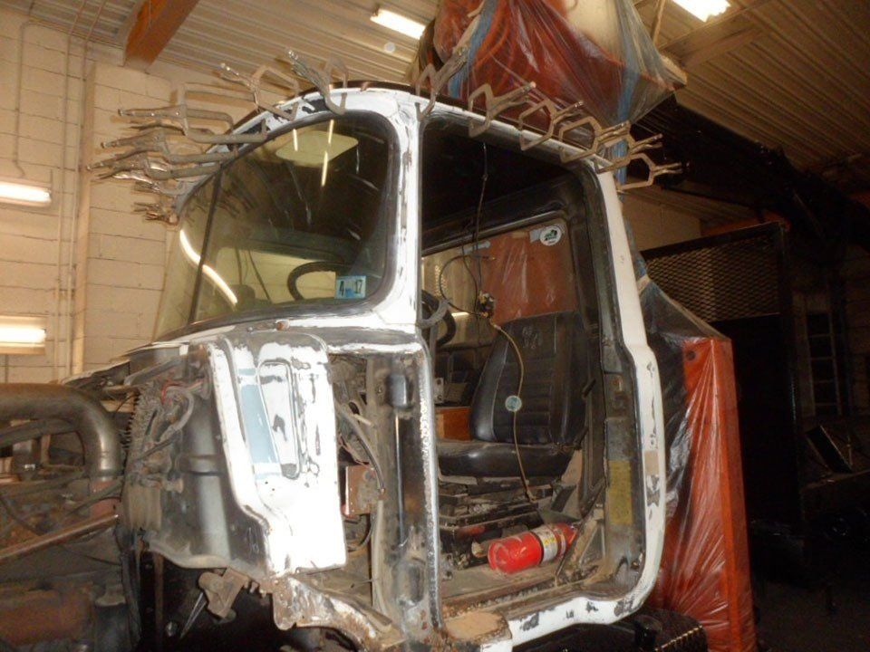 Truck Refinishing - before