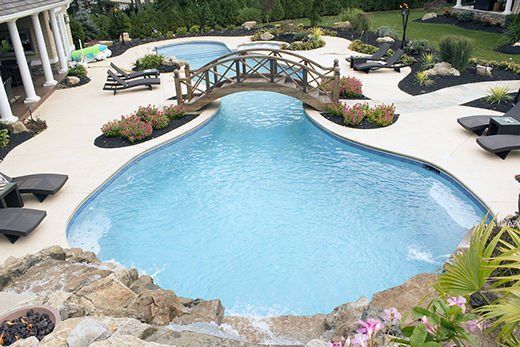 Commercial swimming pool