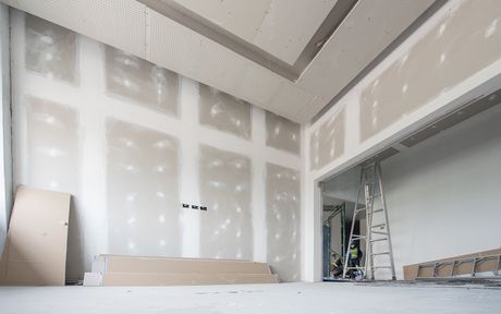 Commercial drywall service