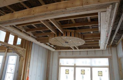 Drywall work for new construction